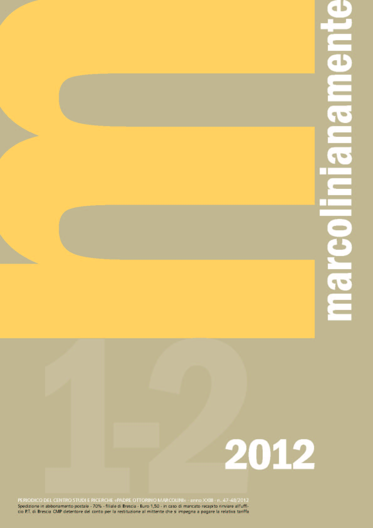 Marcolinianamente, numero 44 anno 2010, Dicembre 2010